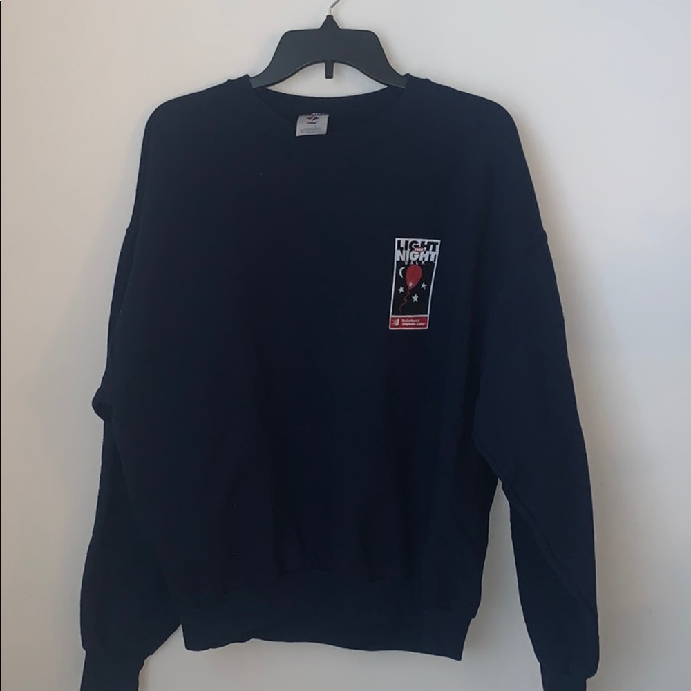 Thrifted crew neck